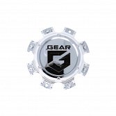 CAP-8L2-C19 / Gear Alloy Chrome Bolt On Center Cap 2