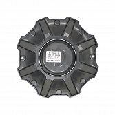 CAP-GEAR-B24 / Gear Alloy Gloss Black Bolt In Center Cap 2