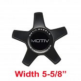 CAP-MH3-M21/ Motiv Satin Black Snap In Center Cap 4