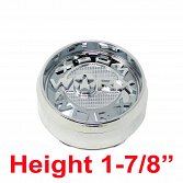 CAP-WX8-C20 / Worx Alloy Chrome 8-Lug Snap Snap On Center Cap 3