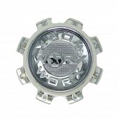 CAP-WXF-8-C21 / Worx Alloy Chrome 8-Lug Bolt On Center Cap 2