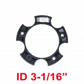 XD1205BASE2-SB/ Satin Black Bolt On Base for XDPL120CPS-2-SB Center Cap 2