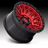 Fuel Cycle D834 Candy Red Custom Truck Wheels 2