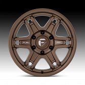 Fuel Slayer D837 FFT Matte Bronze Custom Truck Wheels 3