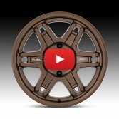 Fuel Slayer D837 FFT Matte Bronze Custom Truck Wheels 4