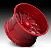 Fuel Runner D742 Candy Red Milled Custom Wheels Rims 2
