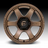 Fuel Rush D768 Matte Bronze Custom Truck Wheels Rims 3