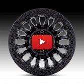 Fuel Rincon Beadlock FC125 Blackout Custom Truck Wheels 4