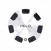 Helo / HE823L144GB Machined / Gloss Black Bolt On Center Cap 2