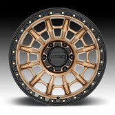 KMC Carnage KM547 Matte Bronze Custom Wheels Rims 3