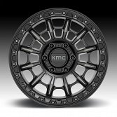 KMC Carnage KM547 Machined Black Gray Tint Custom Wheels Rims 3