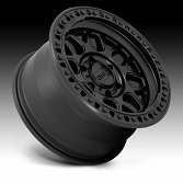 KMC KM549 GRS Satin Black Custom Truck Wheels 2