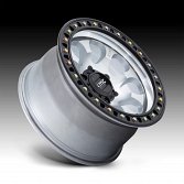 KMC KM550 Riot SBL Machined Custom Truck Wheels 2