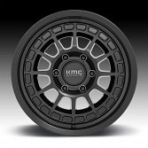 KMC Canyon KM719 Satin Black Custom Wheels Rims 3