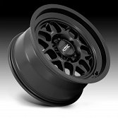 KMC KM725 Terra Satin Black Custom Truck Wheels 2