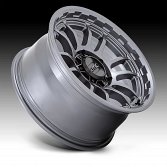 KMC KM727 Wrath Matte Anthracite Custom Truck Wheels 2