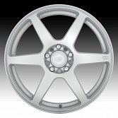 Motegi Racing MR143 CS6 Hyper Silver Custom Wheels Rims 4