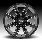 Moto Metal MO804 Spider Gloss Black Milled Custom Truck Wheels Rims 3