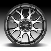 Moto Metal MO806 Talon Machined Gloss Black Custom Truck Wheels Rims 3