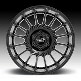 Moto Metal MO807 Shockwave Gloss Black Custom Truck Wheels Rims 3