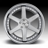 Niche Altair M193 Brushed Silver Custom Wheels Rims 4