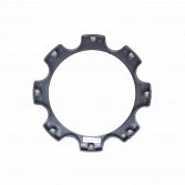 SPACER-8L-M14 / Gear Alloy Satin Black 8-Lug Undercap Spacer 4