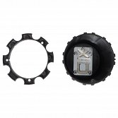 T112H170-H125-S1 / XD Series Satin Black Bolt-On Center Cap 4