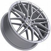 TIS Motorsports 505S Gloss Silver Custom Wheels 2