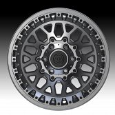 TIS Wheels 555A Satin Anthracite Custom Truck Wheels 2