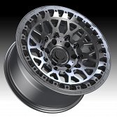 TIS Wheels 555A Satin Anthracite Custom Truck Wheels 3