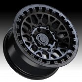 TIS Wheels 555SB Satin Black Custom Truck Wheels 3