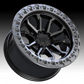 TIS Wheels 556BA (5-Lug) Satin Black Custom Truck Wheels 3