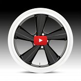 US Mags TS U136 Gloss Black Custom Wheels 4