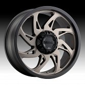 Ultra 230BZ Villain Dark Satin Bronze Custom Wheels Rims 3