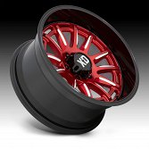 XD Series XD865 Phoenix Candy Red Milled Custom Truck Wheels 2