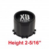 XDPL120CPS-SB/ Push Thru Satin Black Cap 3