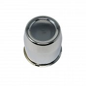 100 / Excalibur Chrome Push-Thru Center Cap / 3.18&quot; Diameter