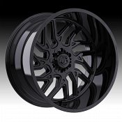 TIS Offroad 544B Gloss Black Custom Truck Wheels Rims (Merged with 544GB)