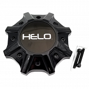 6256L215-B001 / Helo Gloss Black Bolt-On Center Cap