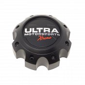 89-9778SBX / Ultra Satin Black 8x6.5 Bolt-On Center Cap