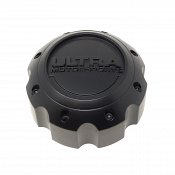 89-9798SBB / Ultra Satin Black 8x180 Bolt-On Center Cap