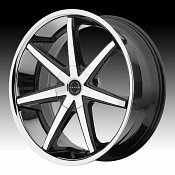 Asanti Black Label ABL-9 Machined Black Chrome Lip Custom Wheels