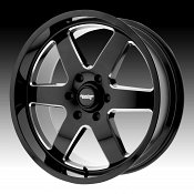 American Racing AR926 Patrol Black Milled Custom Wheels Rims