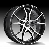 Advanti Racing HD Hydra Machined Black Custom Wheels Rims