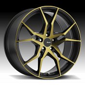 Advanti Racing HD Hydra Machined Black Bronze Custom Wheels Rims