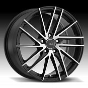 Advanti Racing TB Turbina Machined Black Custom Wheels Rims