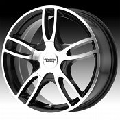 American Racing AR919 Machined Black Custom Wheels Rims