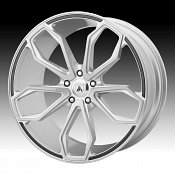 Asanti Black Label ABL-19 Brushed Silver Custom Wheels Rims