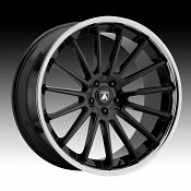 Asanti Black Label ABL-24 Gloss Black Custom Wheels Rims