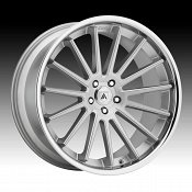 Asanti Black Label ABL-24 Brushed Silver Custom Wheels Rims